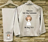 Communion Package 6 - Robe, Long Pyjamas, Spa Slippers & Hanger