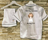 Communion Package 3 - Robe, Short Pyjamas & Hanger