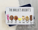Biscuit Tin - Family Name