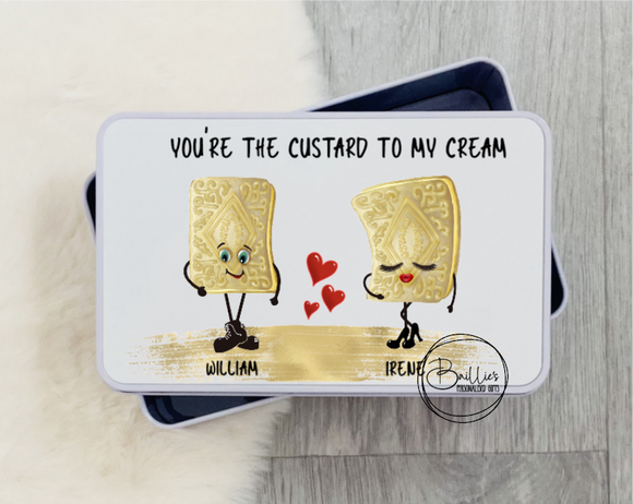 Biscuit Tin - You're the custard to my cream